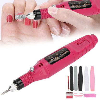 Esmalte de Uñas Profesional Con Lima y Colorante Resistente.