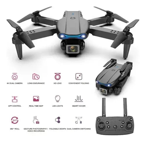 DRONE SKYVIEW PRO 4K, CON SENSOR LÁSER  E TECNOLOGÍA AVANZADA